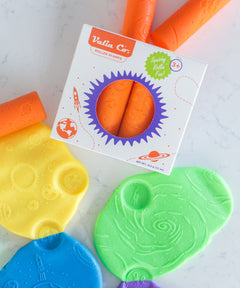 Space Play Dough Rollers (set of 4)